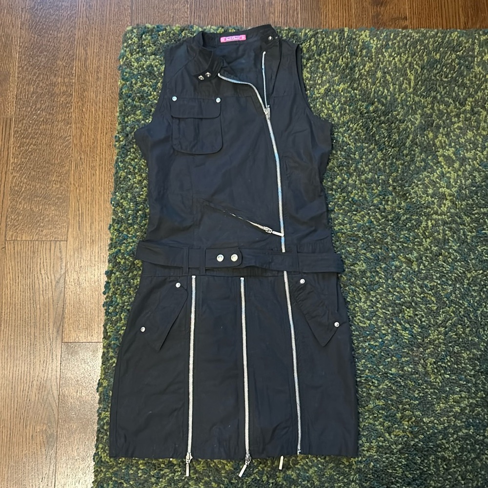 Bouche à Bouche Goth y2k Zipper Dress